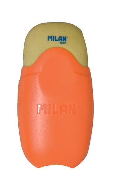 Gumka MILAN School 1012 z osłonką z Touch łososiow