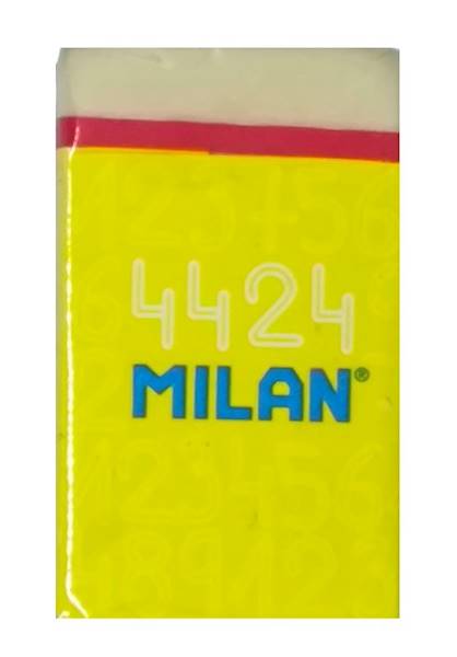 Gumka MILAN syntetyczna 4424 żółta osłonka