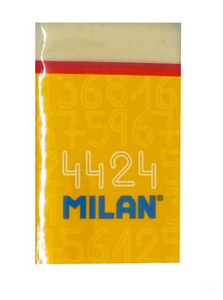Gumka MILAN syntetyczna 4424 pomarańczowa osłonka