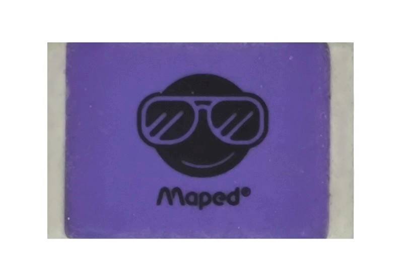 Gumka Maped Esentials Soft color fioletowo-biały