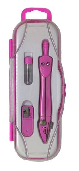 Cyrkiel szkolny Penmate PC-101 różowy 