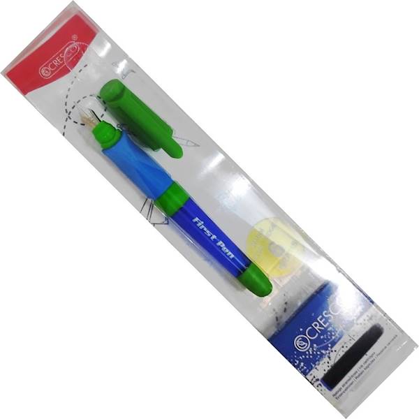 Pióro wieczne First Pen + 6 naboi zielono-niebiesk