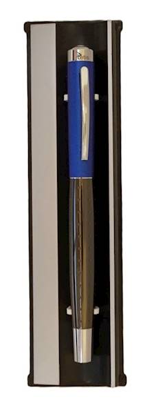 Pióro ze stalówką TETIS w etui KP472 czarno-niebie