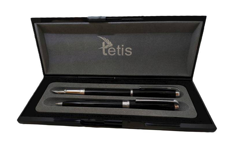 Komplet TETIS pióro + długopis w etui KK300