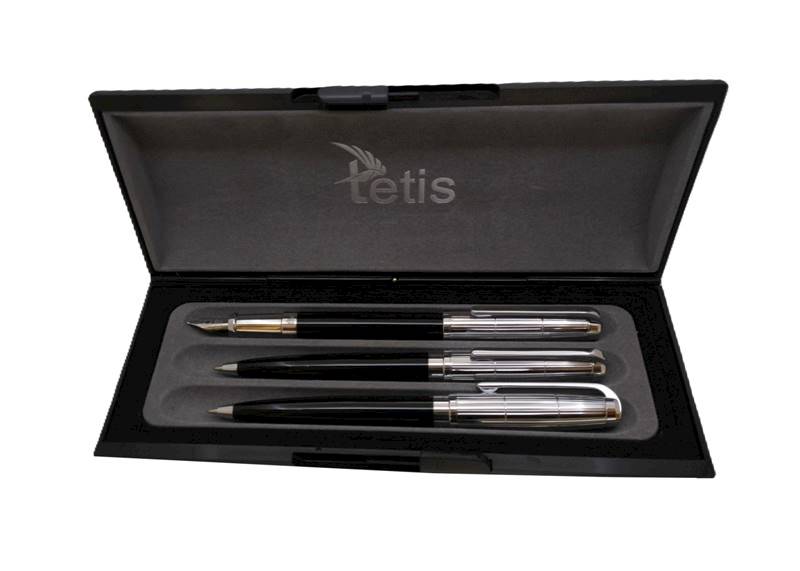 Komplet TETIS pióro+długopis+ołówek w etui KK360