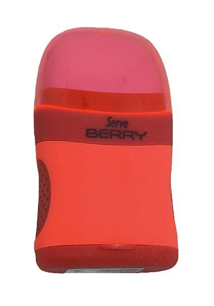 Temperówka podwójna z gumką Berry różowy jasny