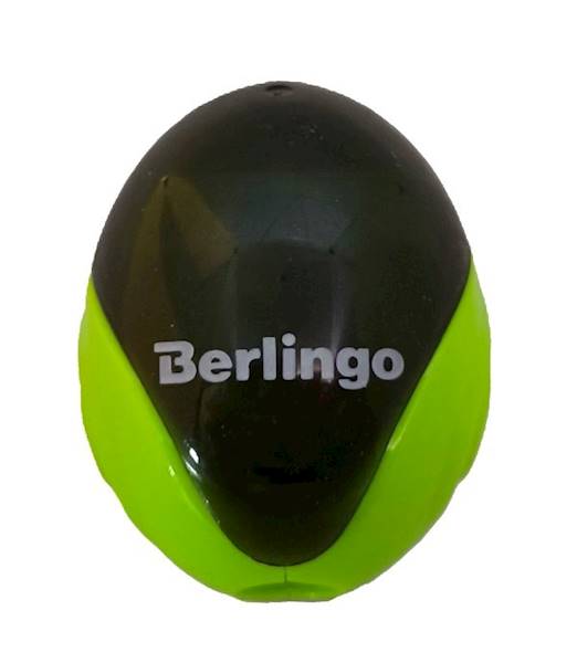 Temperówka Berlingo Round z pojemnikiem zielony