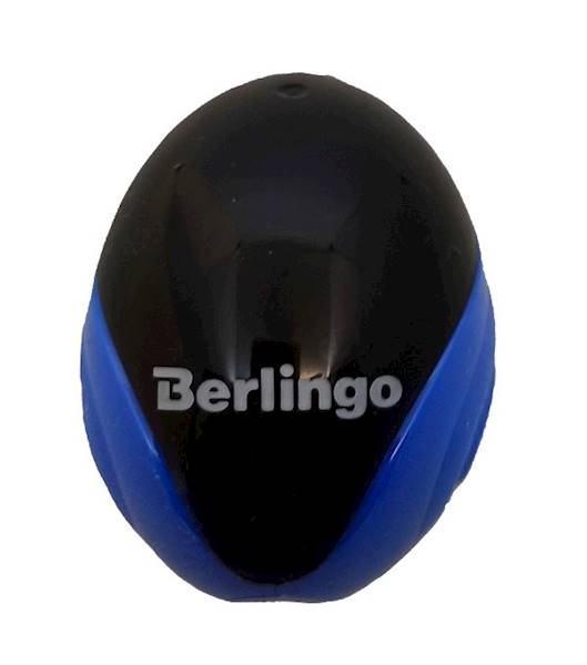 Temperówka Berlingo Round z pojemnikiem niebieski