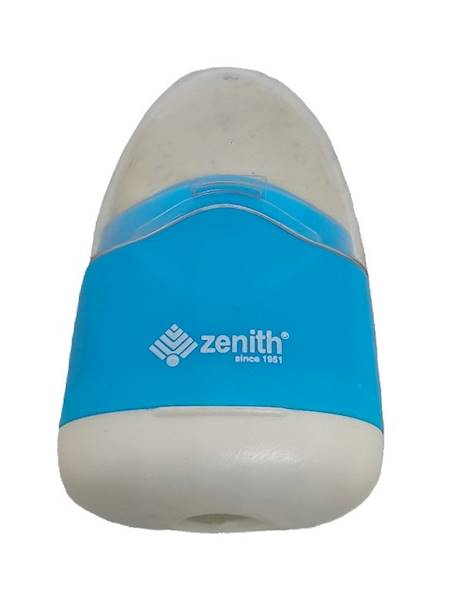 Temperówka Zenith 2w1 z gumką i pojemnikiem niebie