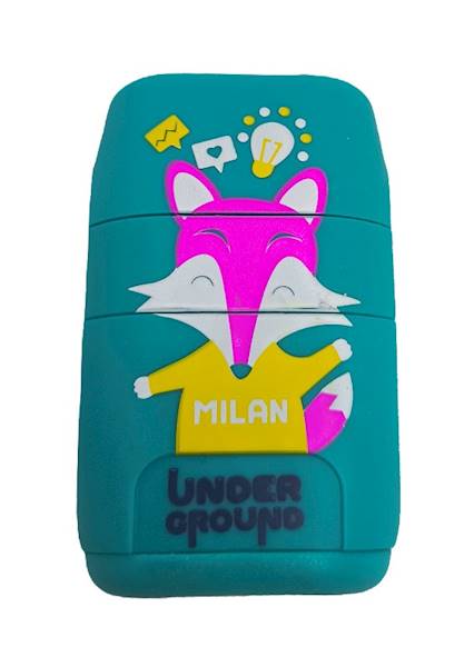 Temperówko - Gumka Milan Compact UG podwójna turku