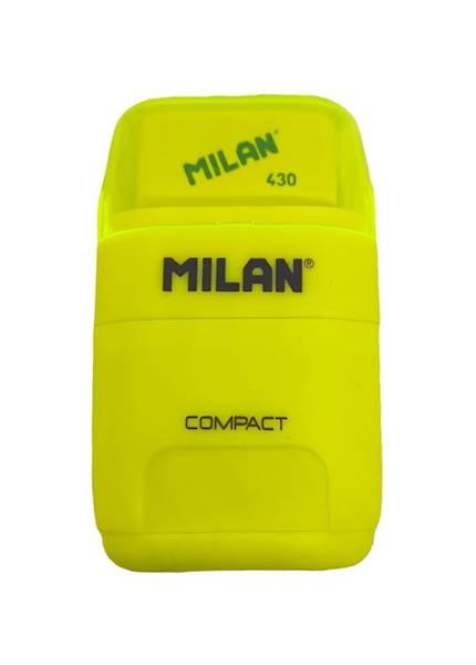 Temperówko - Gumka Milan Compact Fluo podwójna żół