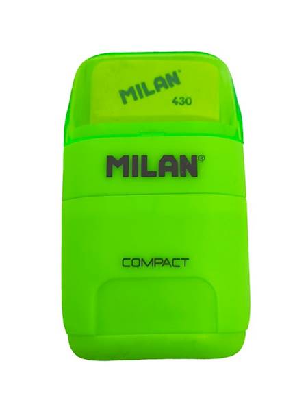 Temperówko - Gumka Milan Compact Fluo podwójna zie