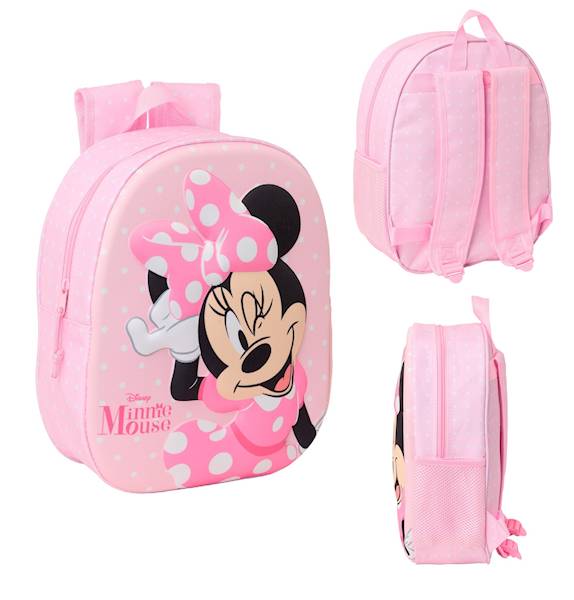 Plecak przedszkolny wycieczkowy 3D Minnie Mouse