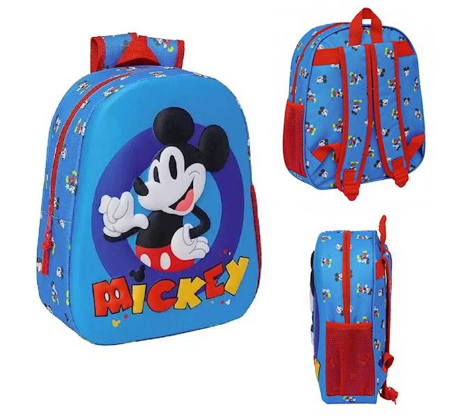 Plecak przedszkolny wycieczkowy 3D Mickey Mouse