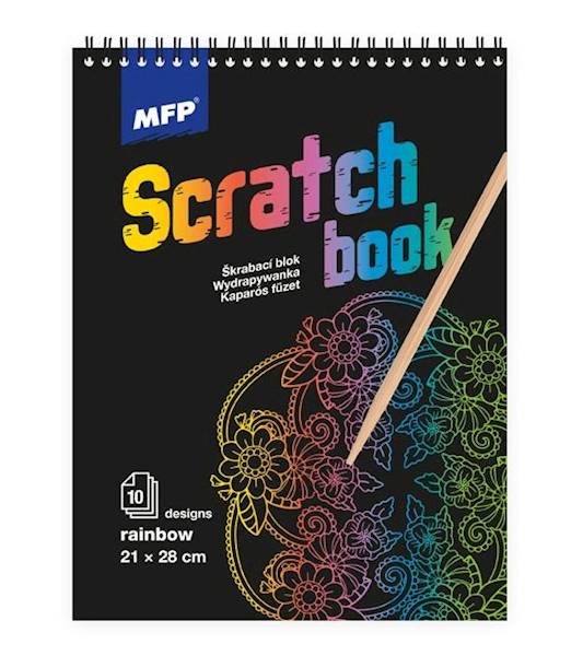 Wydrapywanka 21x28 blok 10K MFP Rainbow wzory