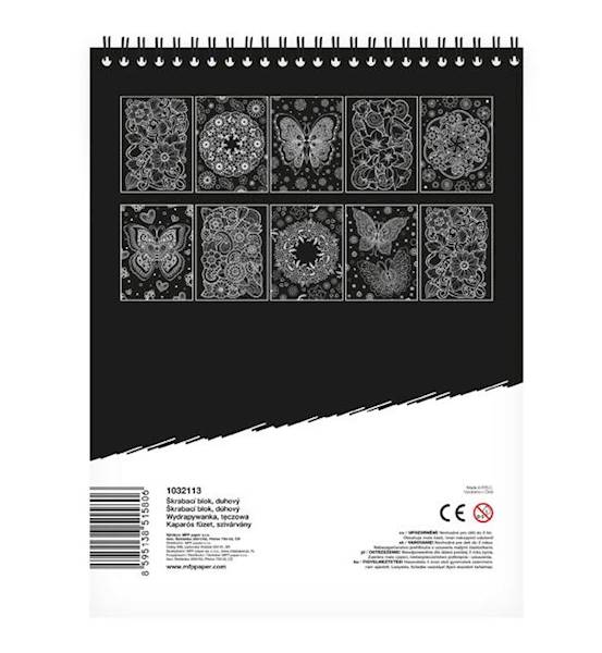 Wydrapywanka 21x28 blok 10K MFP Rainbow wzory