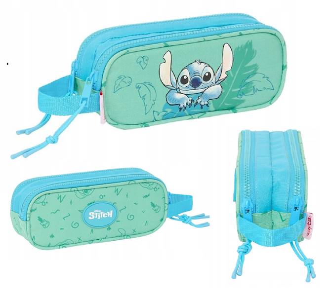 Piórnik saszetka podwójna Stitch Aloha