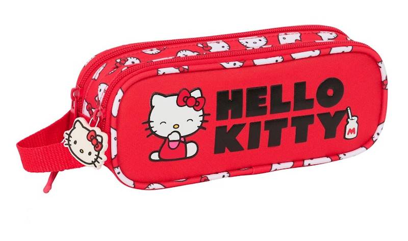Piórnik saszetka podwójna Hello Kitty