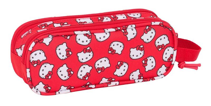 Piórnik saszetka podwójna Hello Kitty