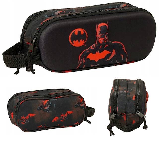 Piórnik saszetka podwójny 3D Batman