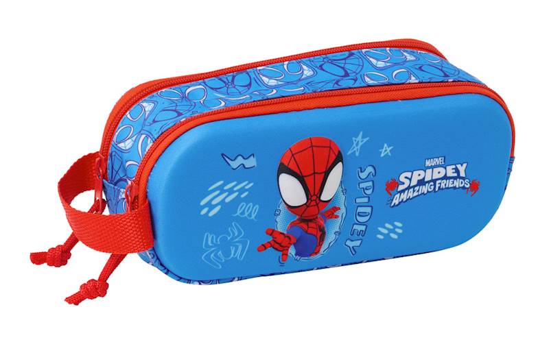 Piórnik saszetka podwójny 3D Spidey Spiderman