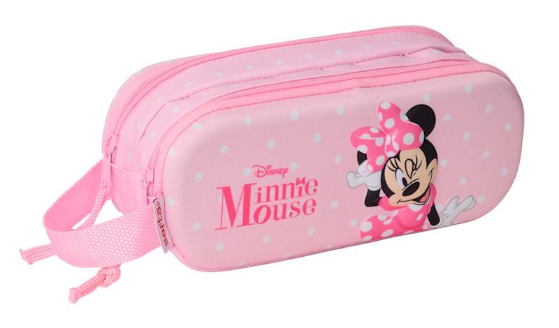 Piórnik saszetka podwójny 3D Minnie Mouse