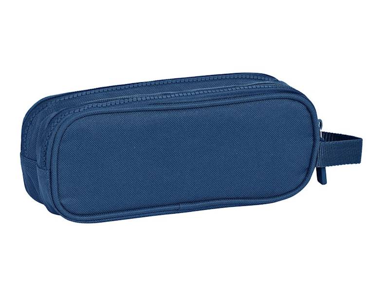 Piórnik saszetka podwójna Basic granatowy
