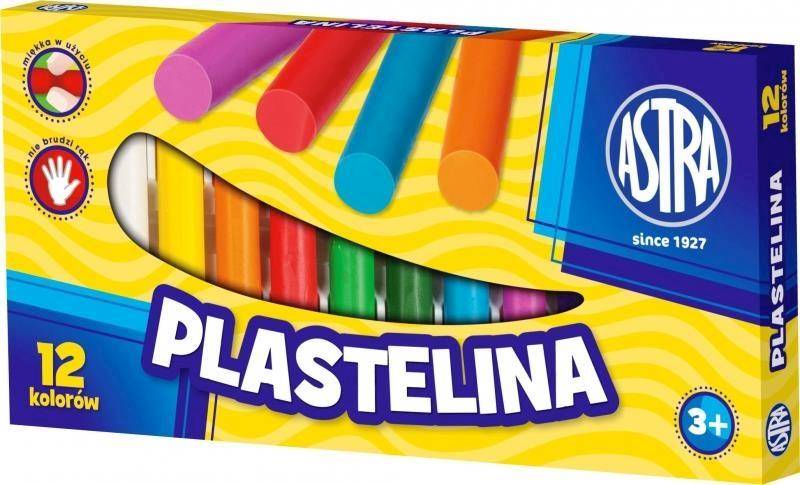 Plastelina 12 kol. ASTRA