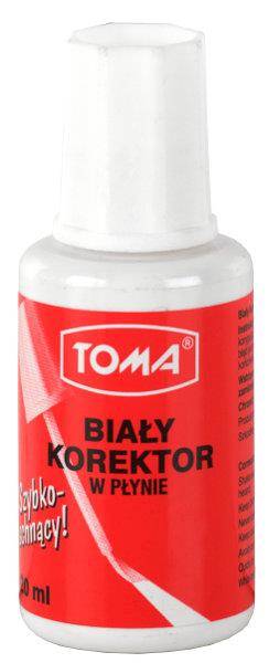 Korektor TOMA w płynie 20ml pędzelek TO-019