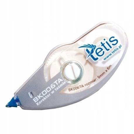 Korektor w taśmie TETIS 5mm*6m blister BK006-TA