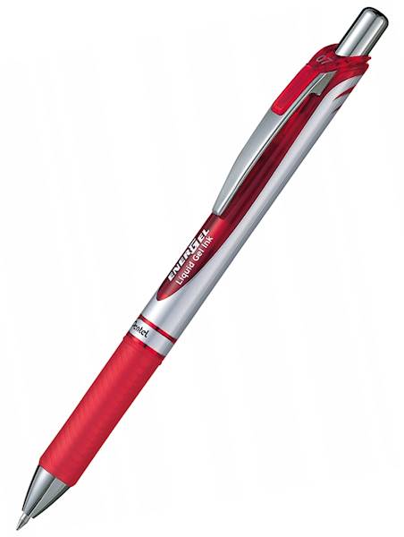 Pióro kulkowe Pentel EnerGel BL77 0,7 Czerwone