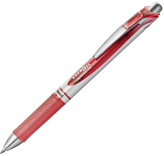 Pióro kulkowe Pentel EnerGel BL77 0,7 Koralowe