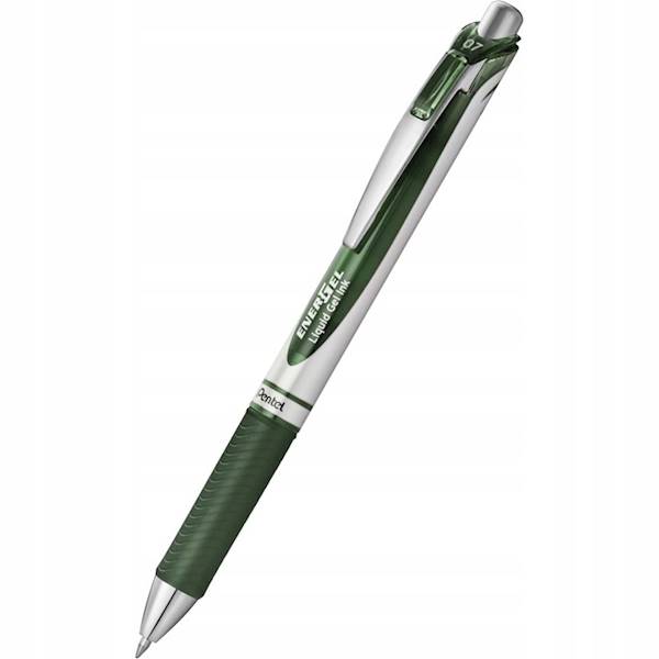 Pióro kulkowe Pentel EnerGel BL77 0,7 Oliwkowe