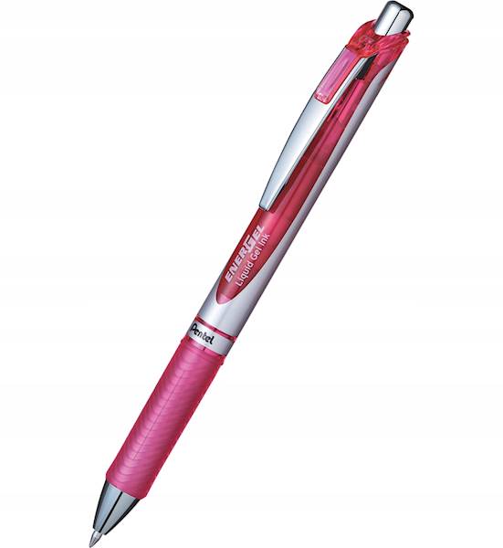 Pióro kulkowe Pentel EnerGel BL77 0,7 Różowe