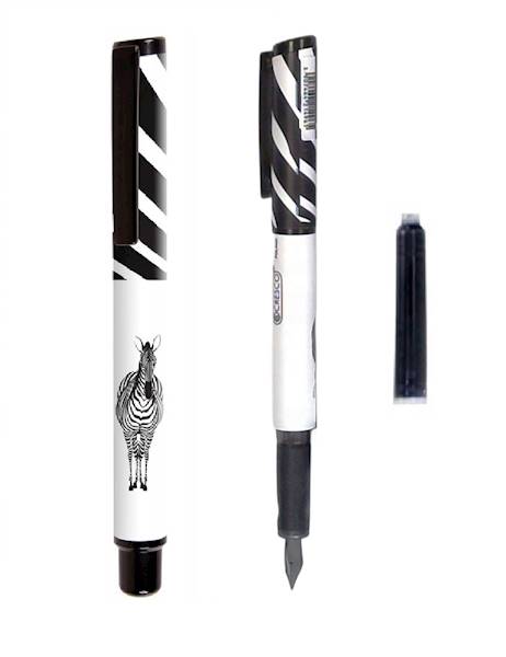 Pióro wieczne Cresco Go Pen Animals Zebra