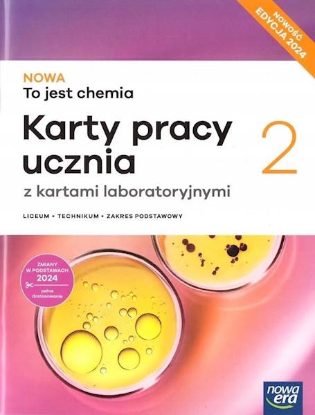 Nowa To jest chemia NE LO 2 ZP Karty Pracy 2025