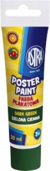 farba plakatowa Astra 30ml tuba zielona ciemna