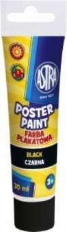 farba plakatowa Astra 30ml tuba czarna