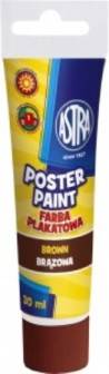 farba plakatowa Astra 30ml tuba brązowa