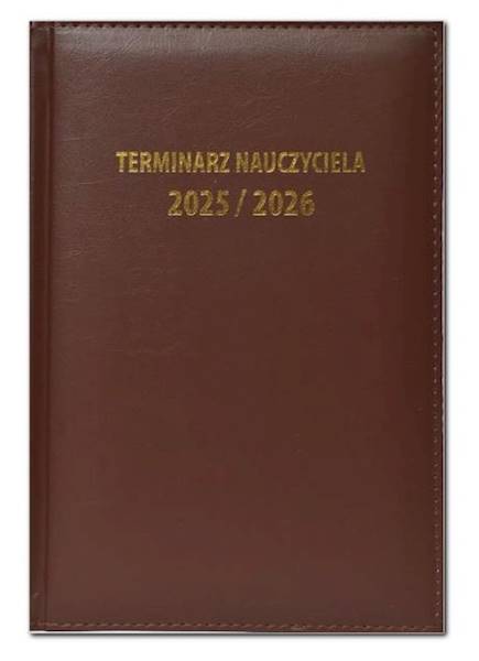 Terminarz Nauczyciela 2025/26 A5 Divas DZ brąz