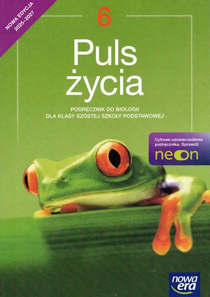 Biologia SP NE 6 Puls Życia Podręcznik NEON