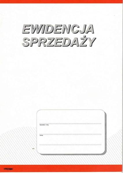Ewidencja sprzedaży A5 Stolgraf P-18