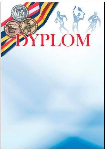 Dyplom GP Sportowy Olimpiada 250g, 20 arkuszy