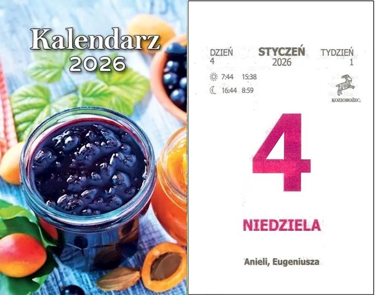 Kalendarz 2026 Artsezon Zdzierak Przetwory