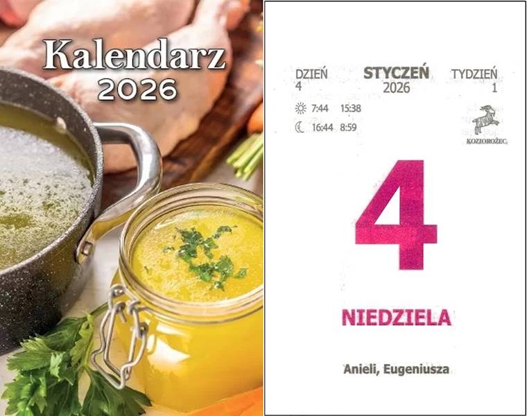 Kalendarz 2026 Artsezon Zdzierak Bulion