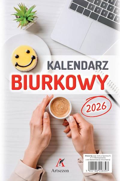 Kalendarz 2026 Artsezon biurkowy A5 stojący Kawa