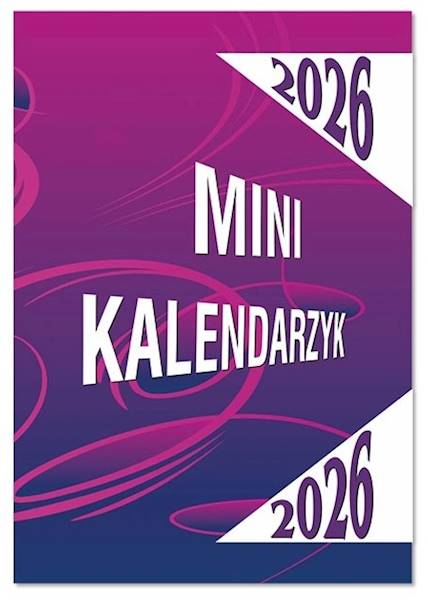 Kalendarz 2026 Sapt SK10 kieszonkowy mini fiolet