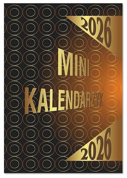 Kalendarz 2026 Sapt SK10 kieszonkowy mini brązowy
