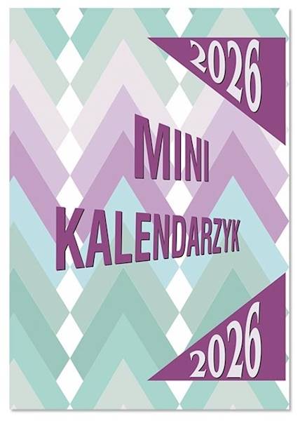 Kalendarz 2026 Sapt SK10 kieszonkowy mini błękitny