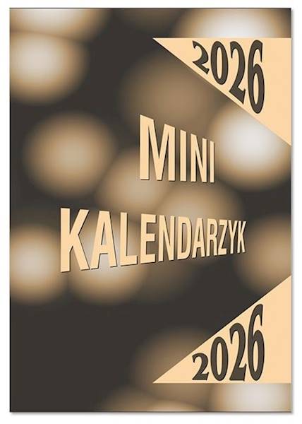 Kalendarz 2026 Sapt SK10 kieszonkowy mini beżowy